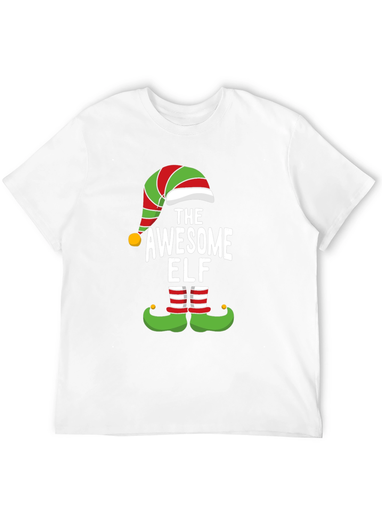 Awesome Elf Christmas Holiday T-Shirt