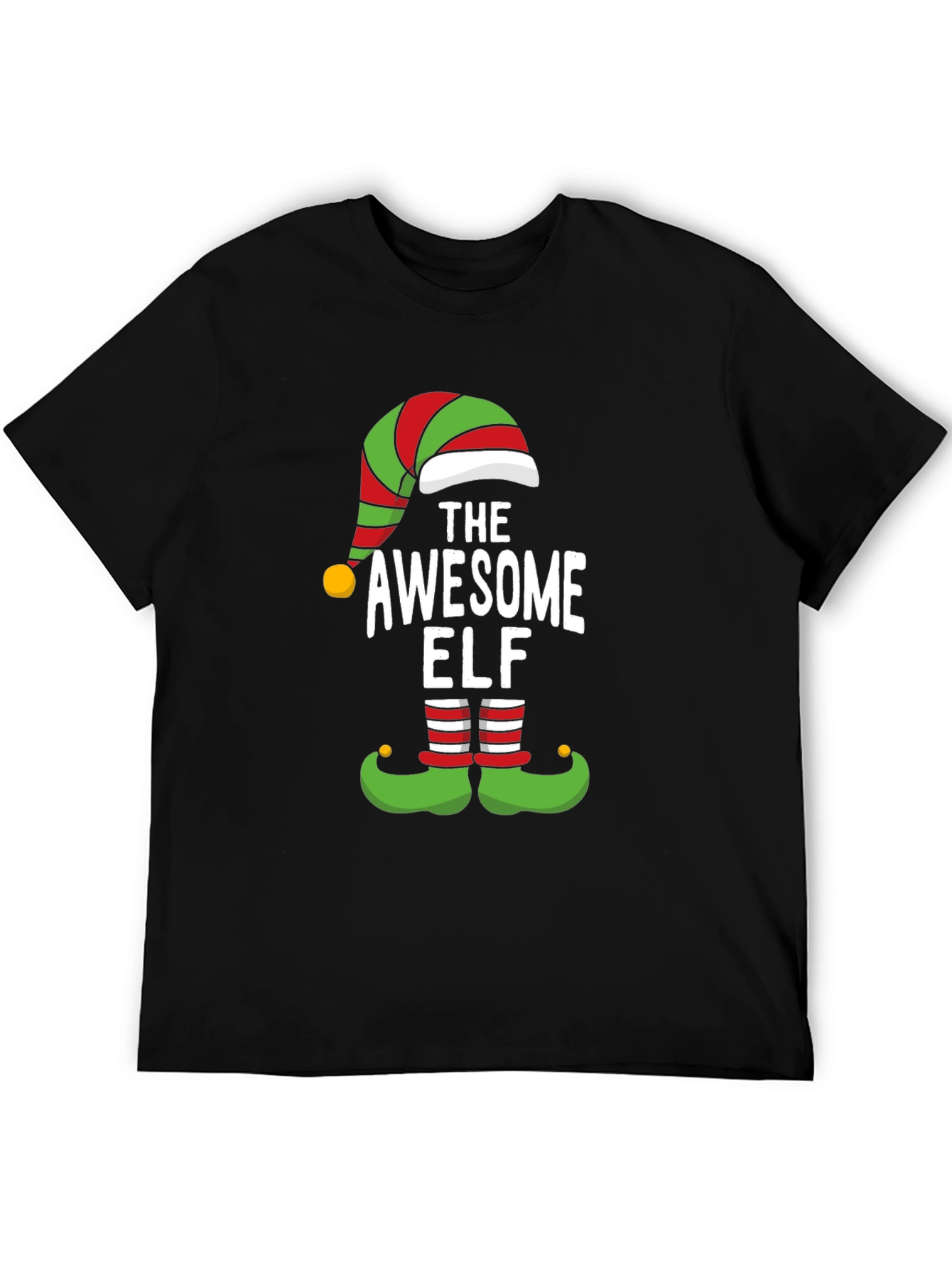 Awesome Elf Christmas Holiday T-Shirt