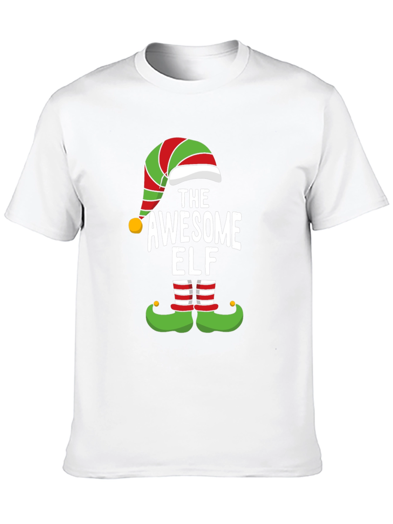 Awesome Elf Christmas Holiday T-Shirt