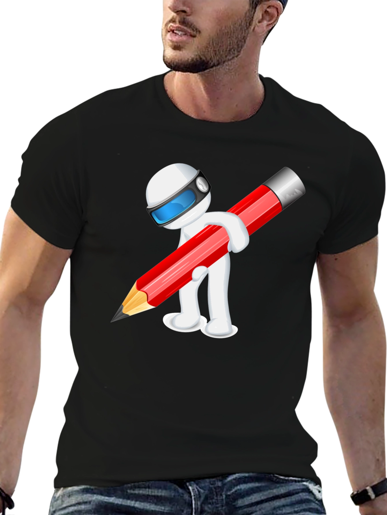 Creative Cartoon Graphic Tee