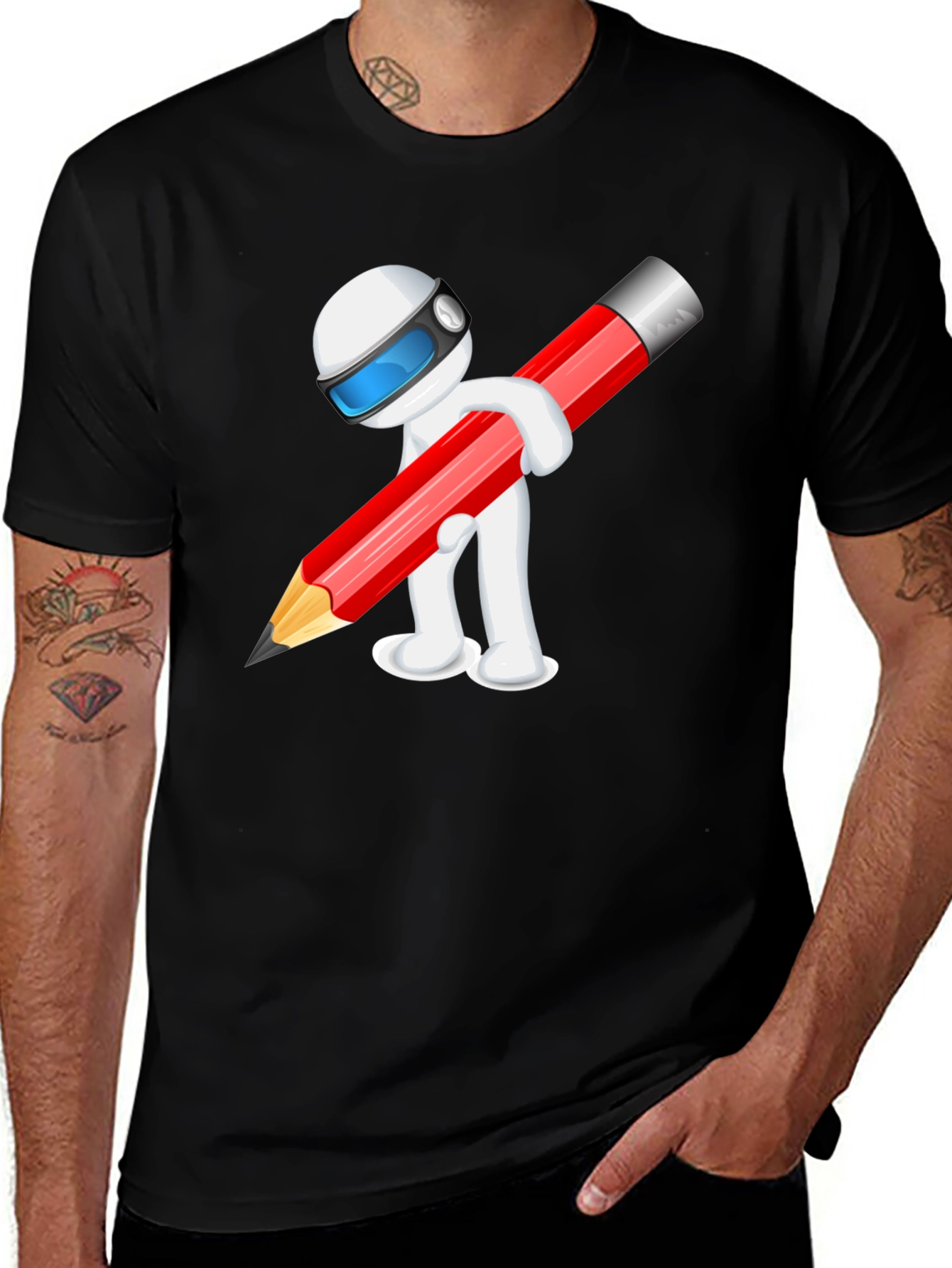 Creative Cartoon Graphic Tee