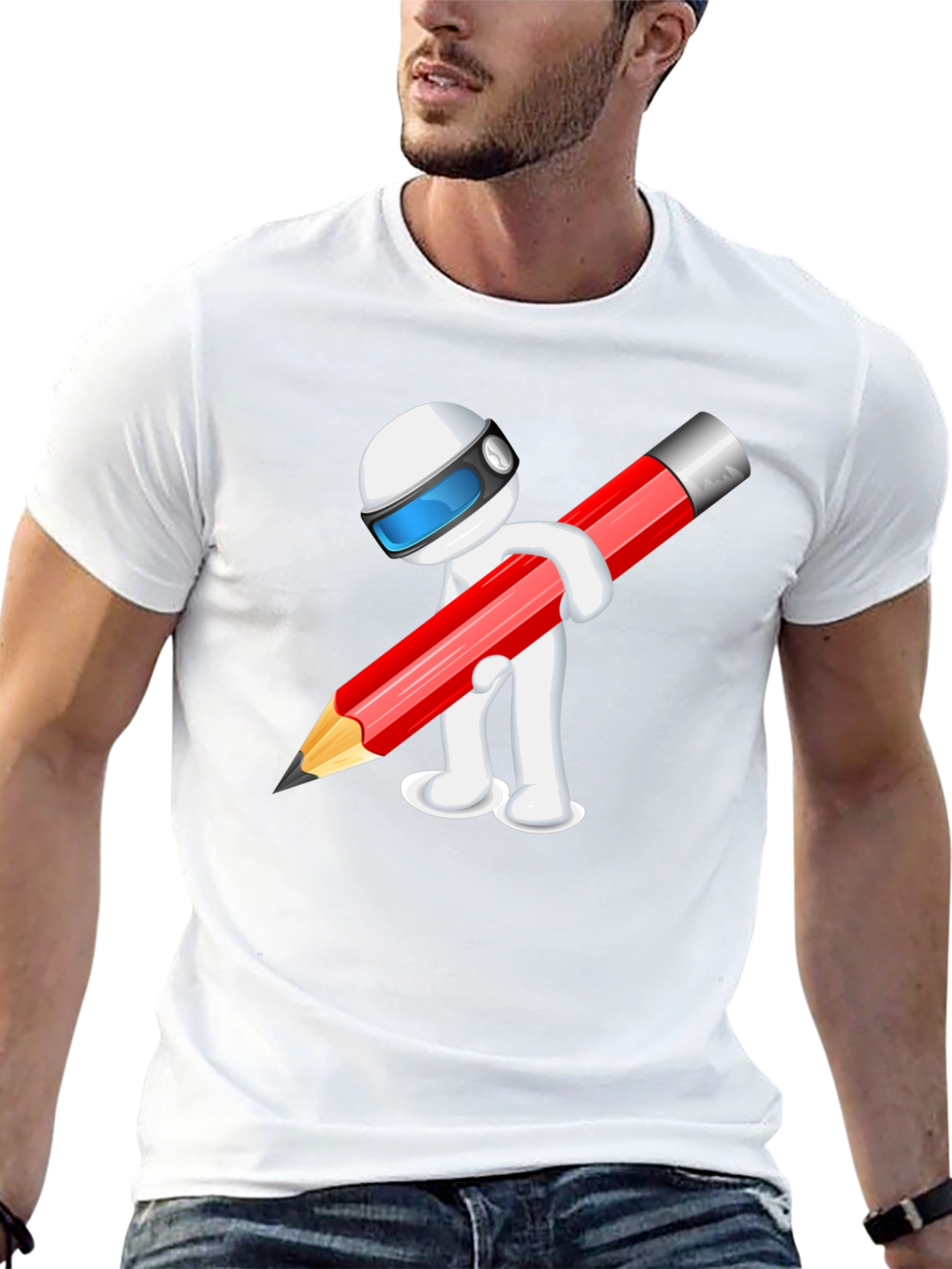 Creative Cartoon Graphic Tee