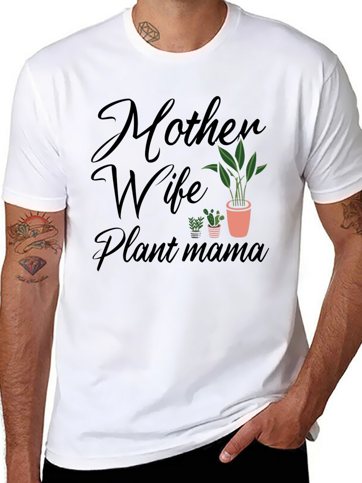 Mother Wife Plant Mama Graphic Tee