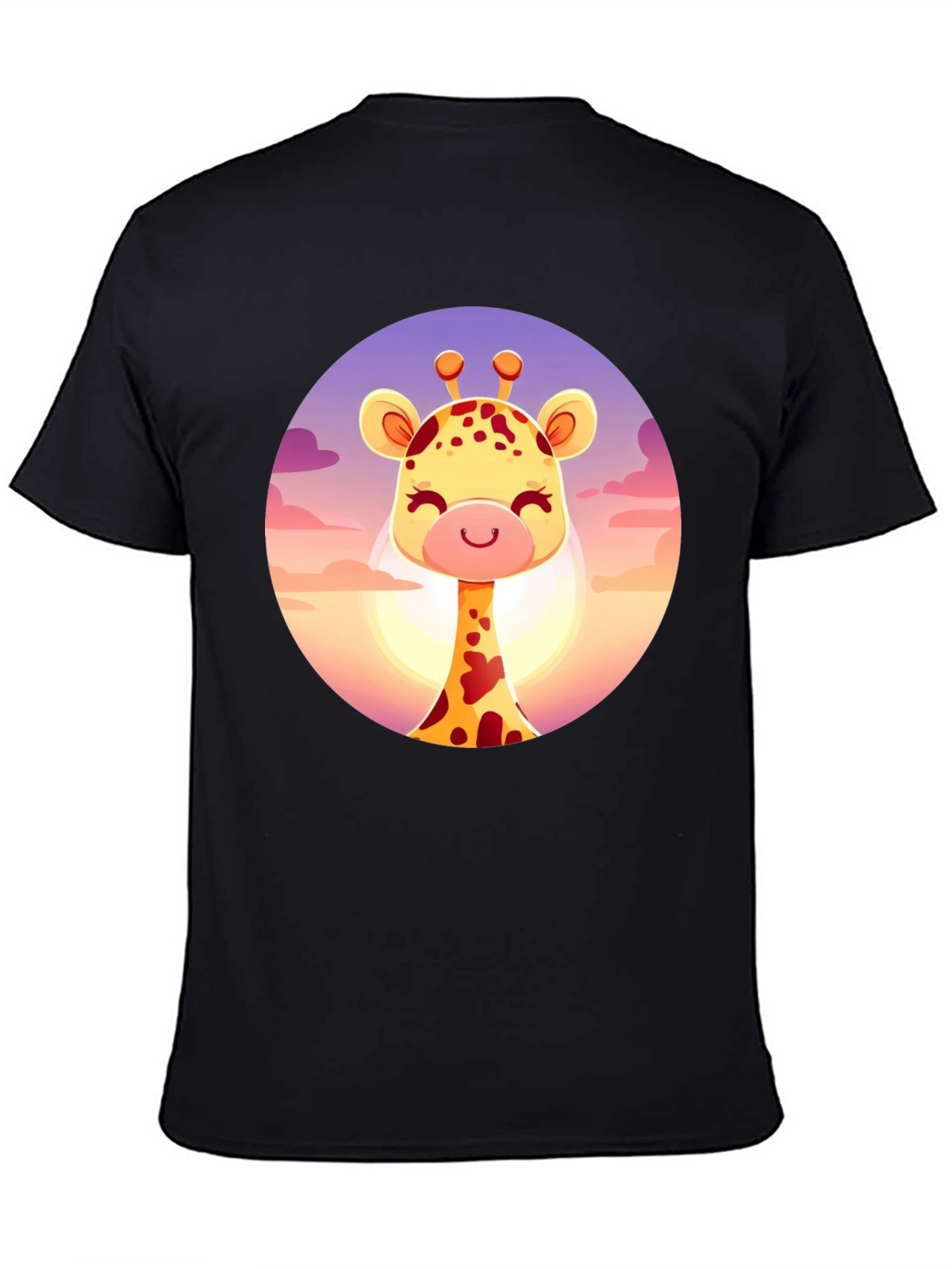 Giraffe Graphic Tee - Cute Animal Design