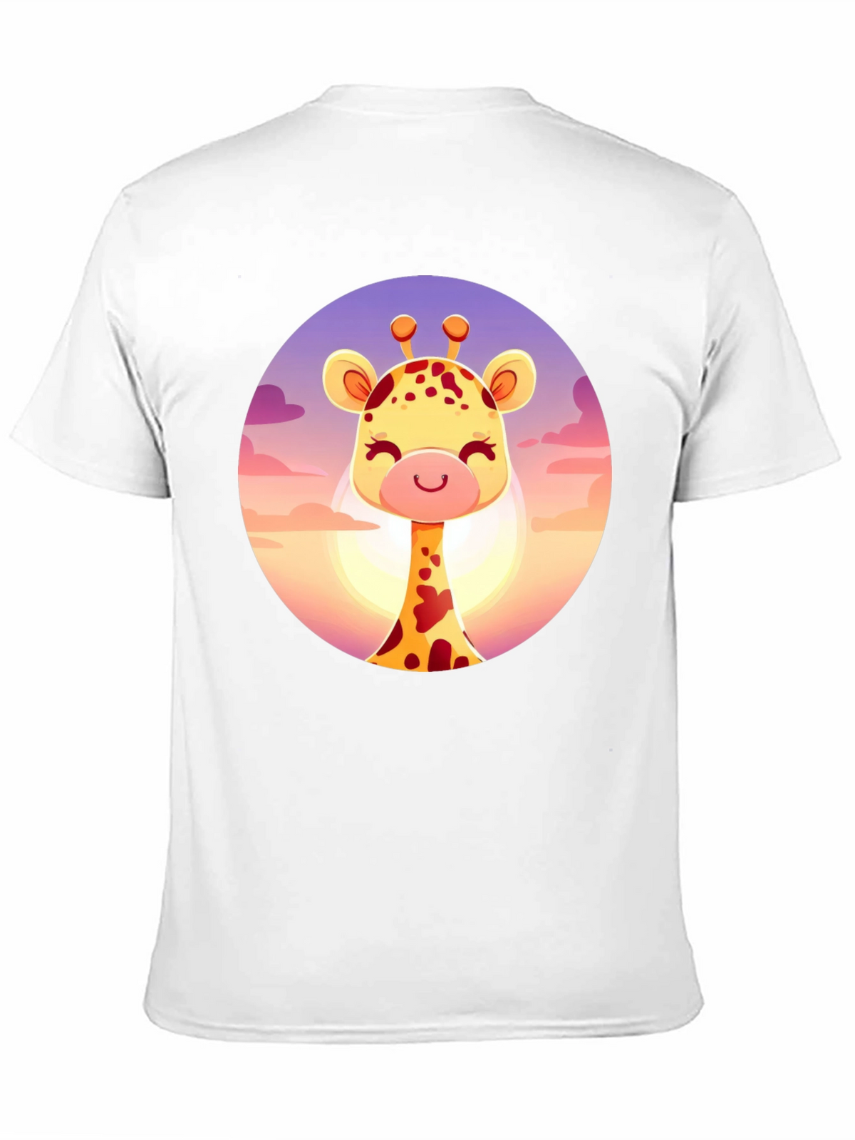 Giraffe Graphic Tee - Cute Animal Design