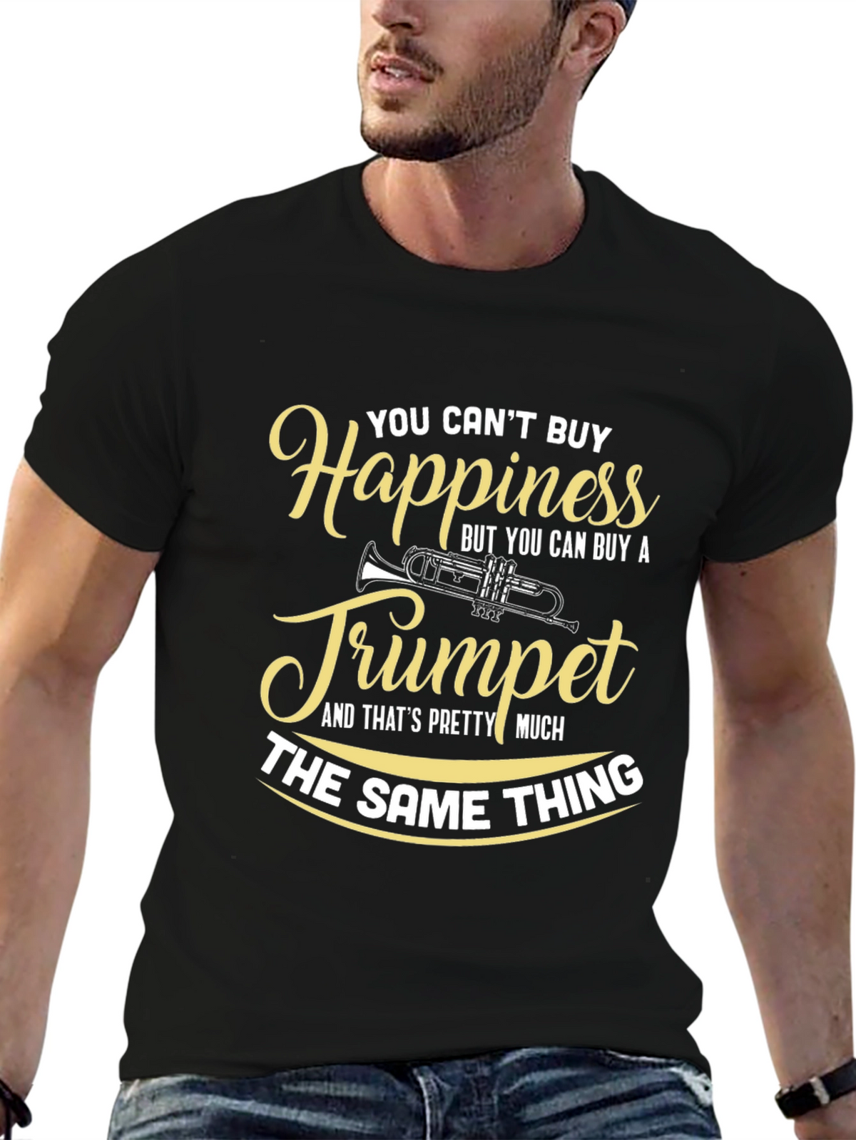 Happiness Trumpet Musician T-Shirt