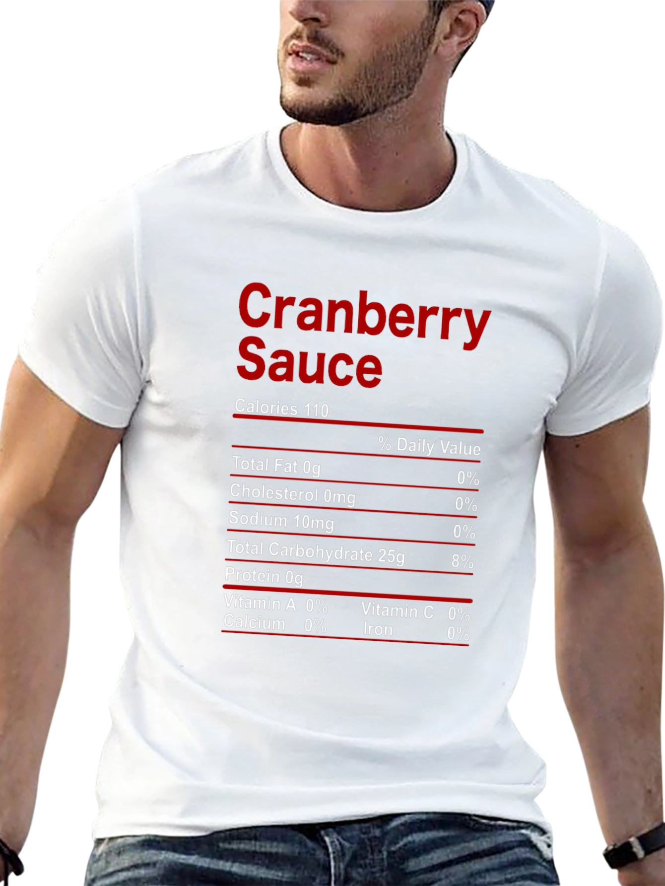 Cranberry Sauce Nutrition Facts T-Shirt