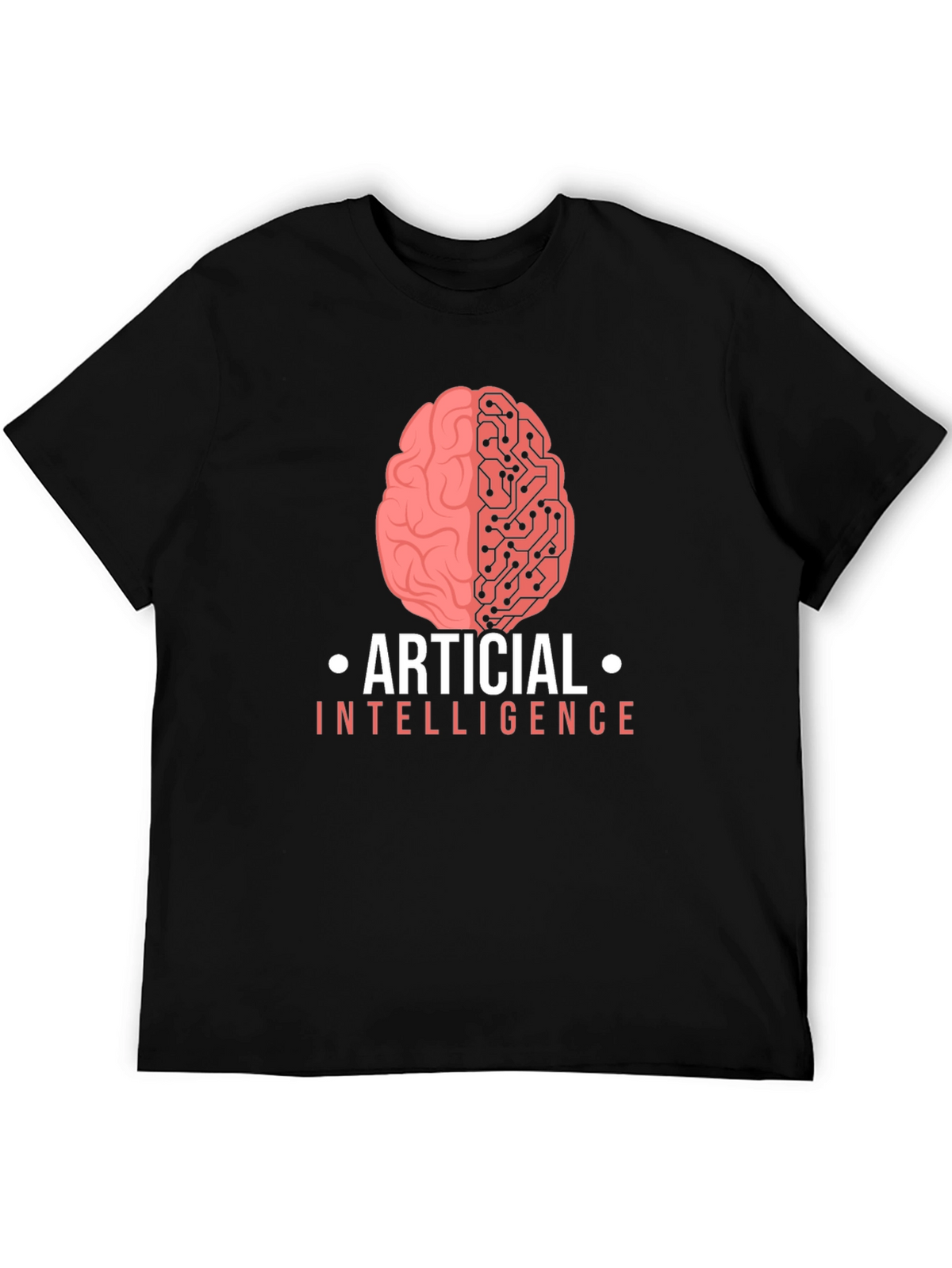 Artificial Intelligence Brain Graphic T-Shirt