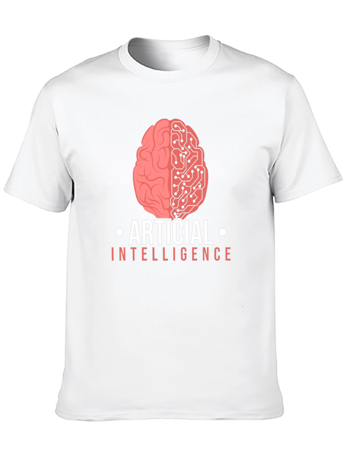 Artificial Intelligence Brain Graphic T-Shirt