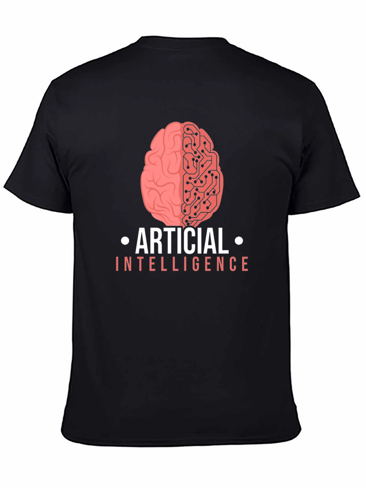 Artificial Intelligence Brain Graphic T-Shirt