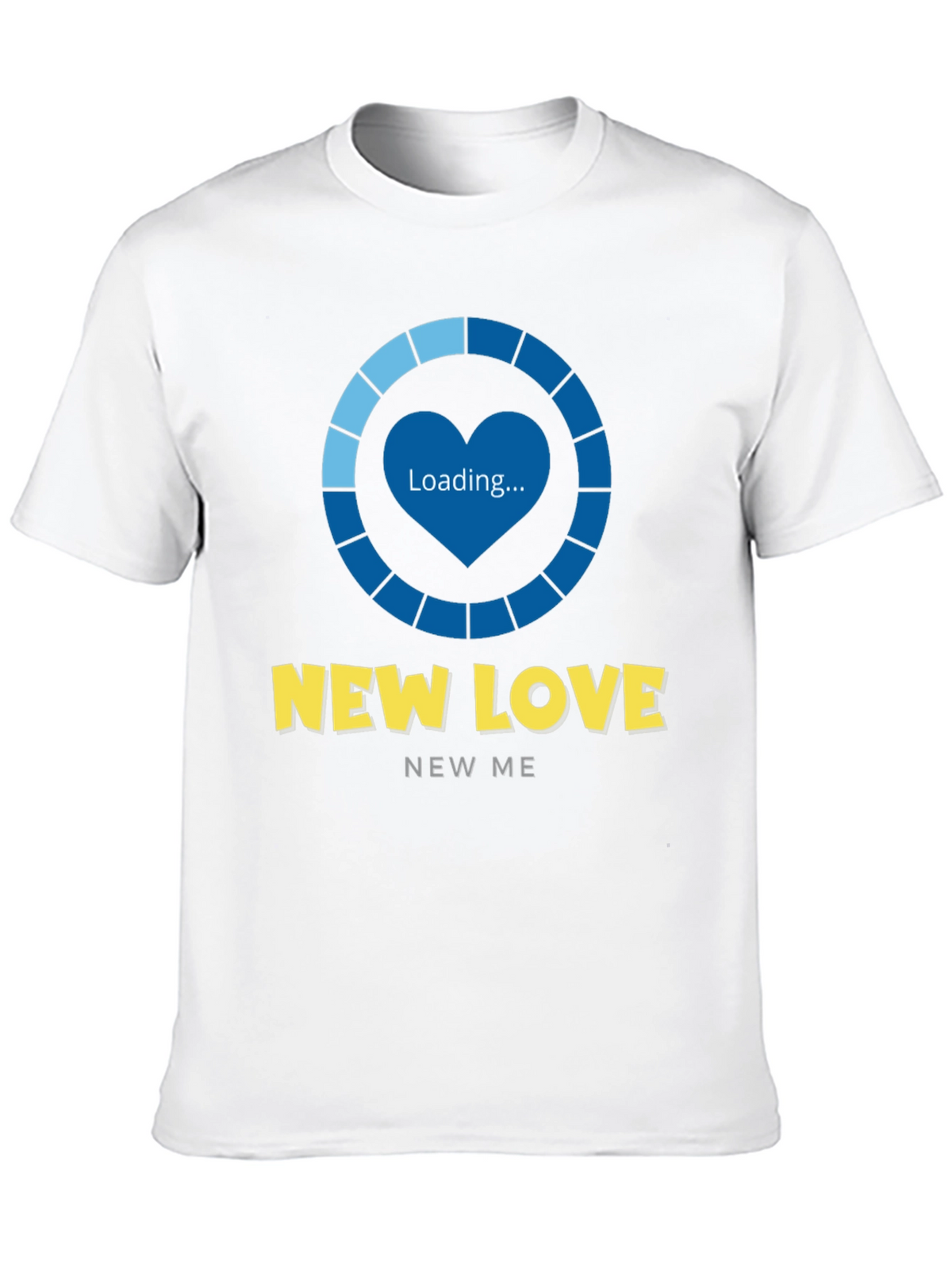 New Love Loading Graphic Tee - Trendy Unisex T-Shirt