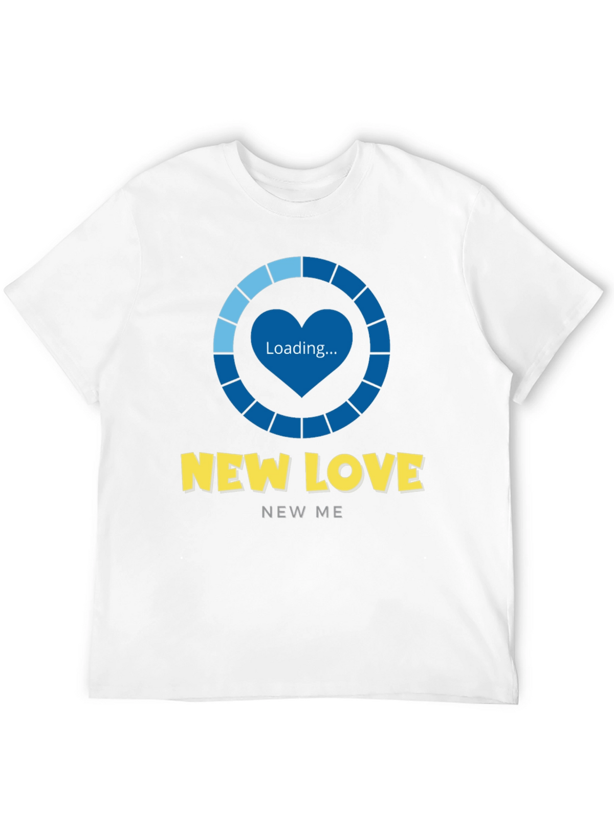 New Love Loading Graphic Tee - Trendy Unisex T-Shirt