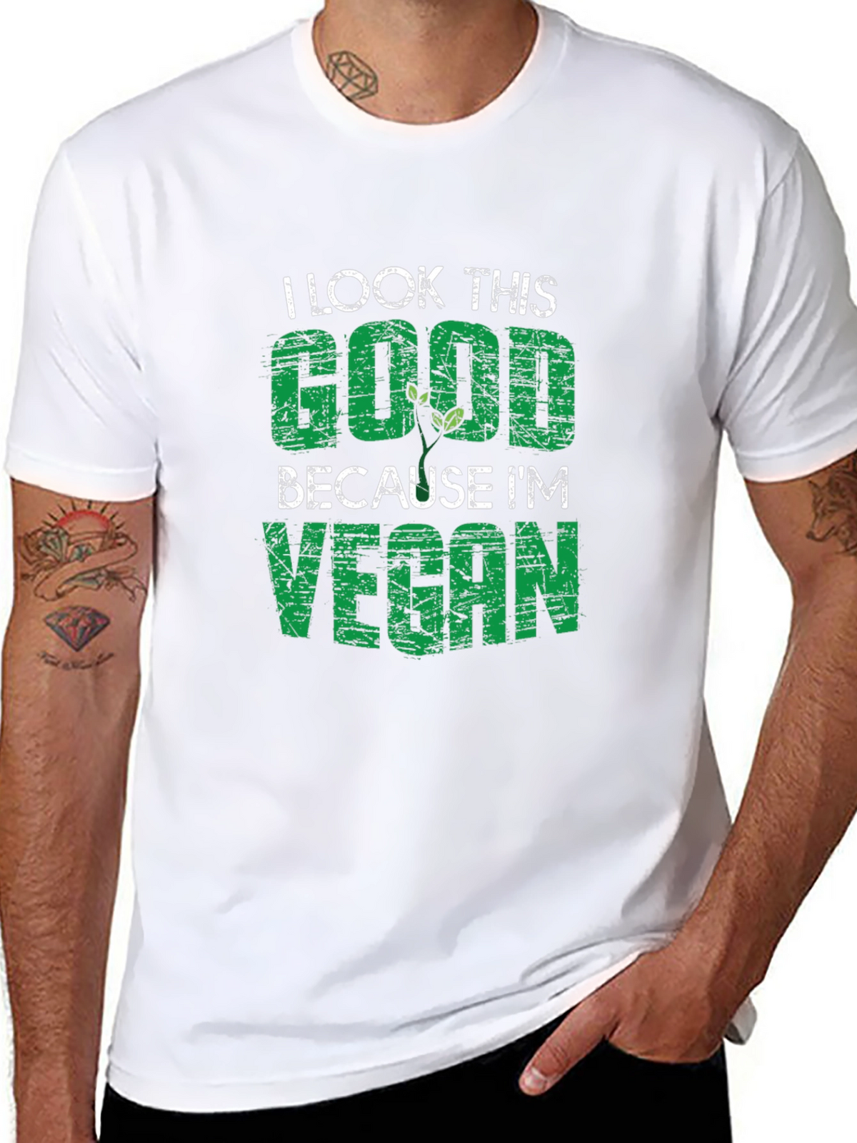 I Look This Good Because Im Vegan T-Shirt