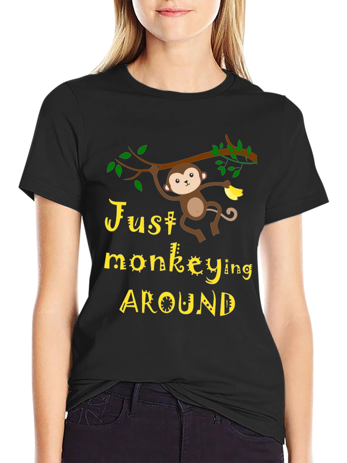 Just Monkeying Around Graphic T-Shirt