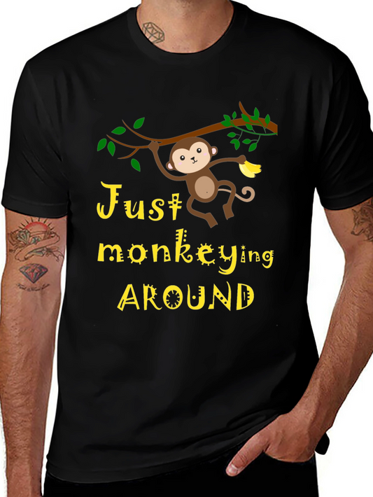 Just Monkeying Around Graphic T-Shirt