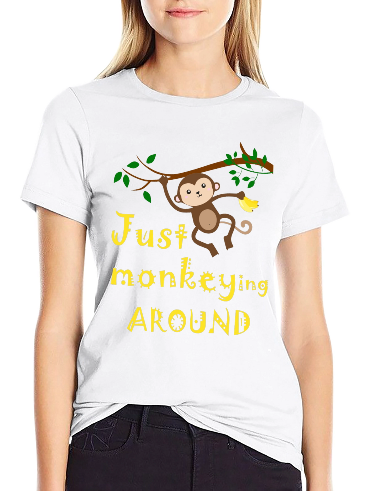 Just Monkeying Around Graphic T-Shirt