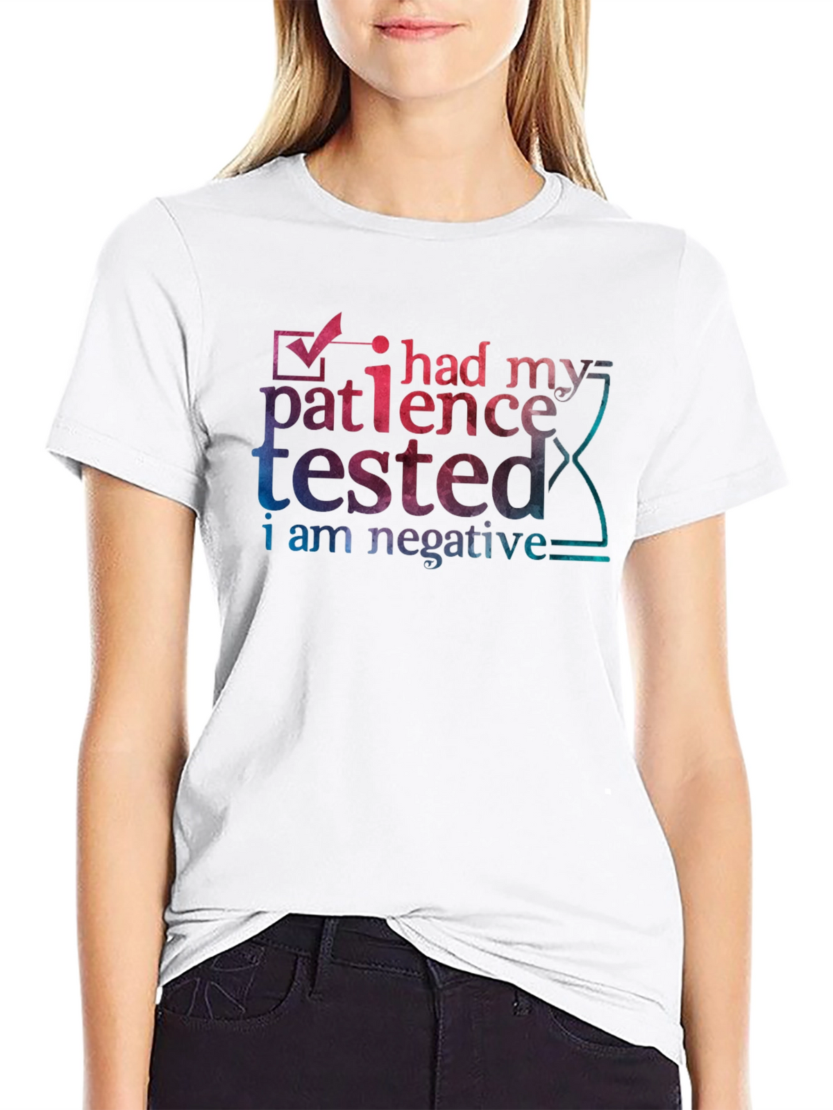 Patience Tested Negative Humor T-Shirt
