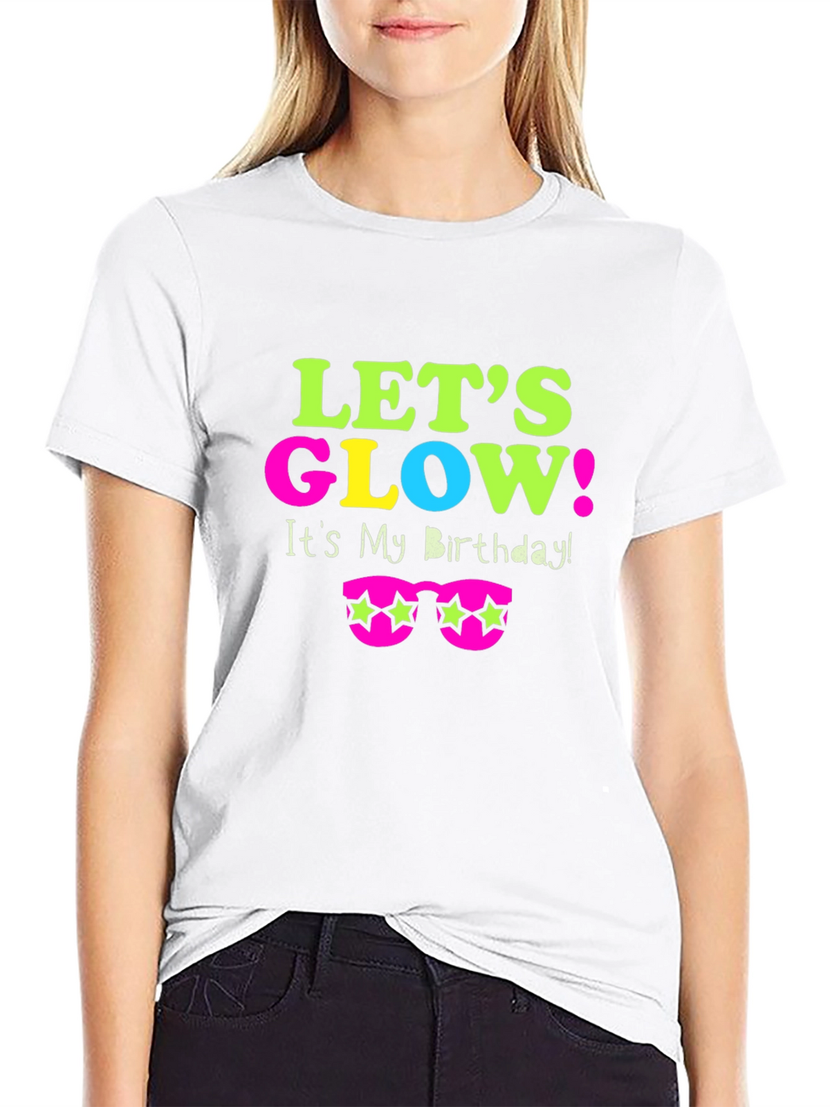 Lets Glow Birthday T-Shirt