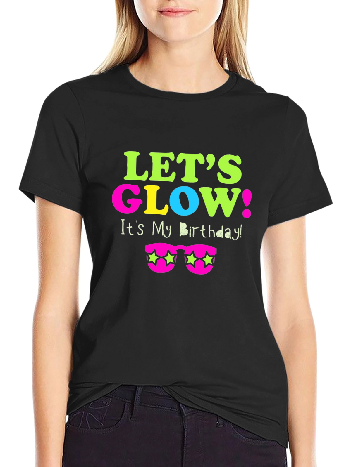 Lets Glow Birthday T-Shirt