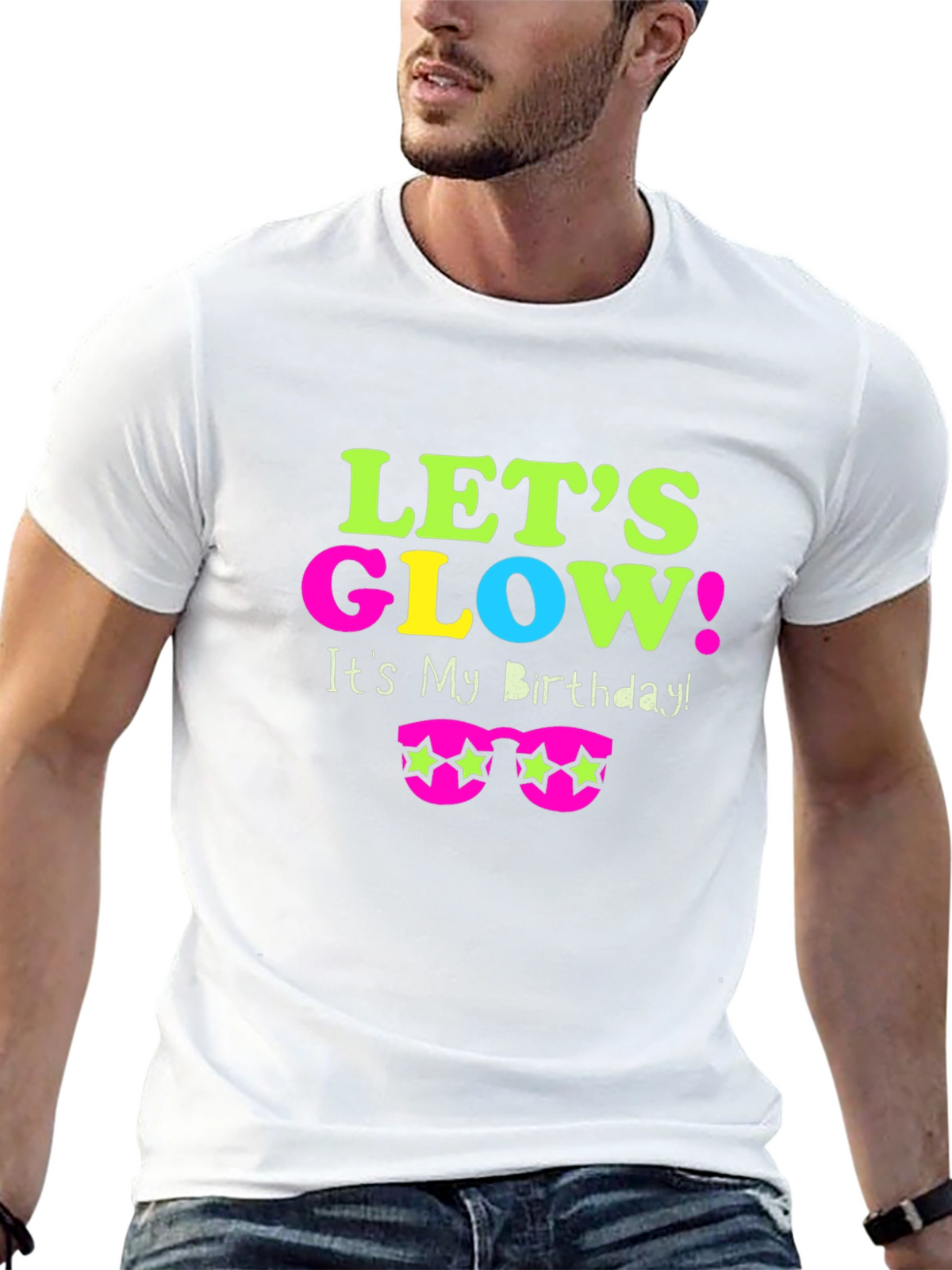 Lets Glow Birthday T-Shirt