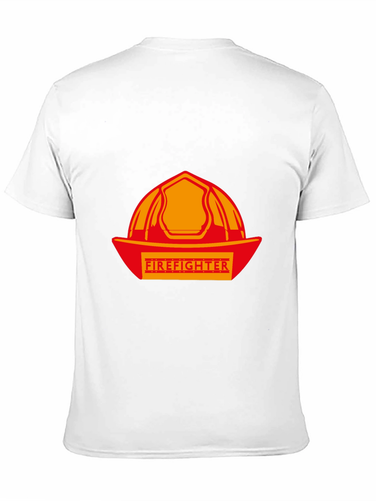 Firefighter Helmet T-Shirt - Black Graphic Tee