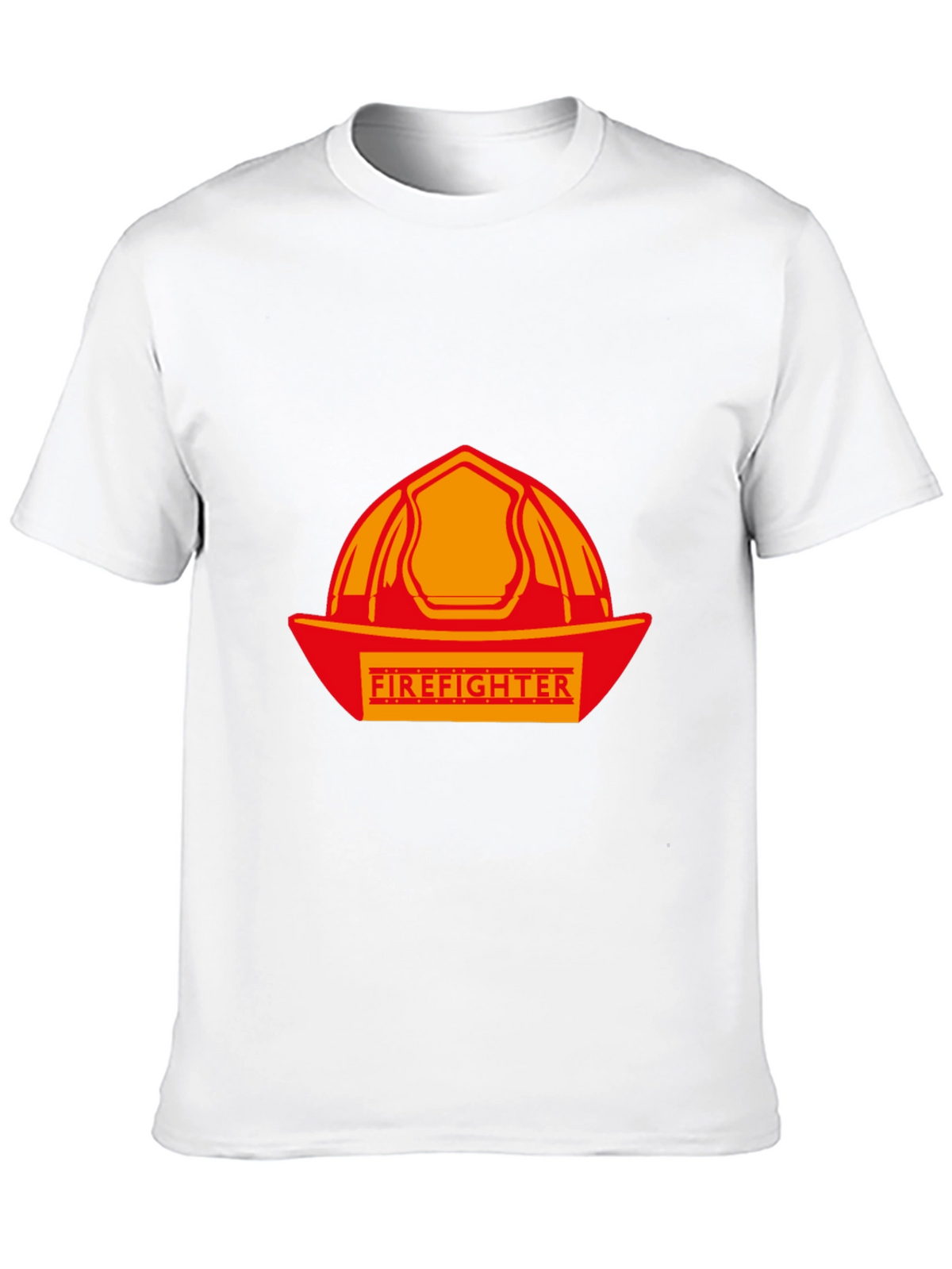Firefighter Helmet T-Shirt - Black Graphic Tee