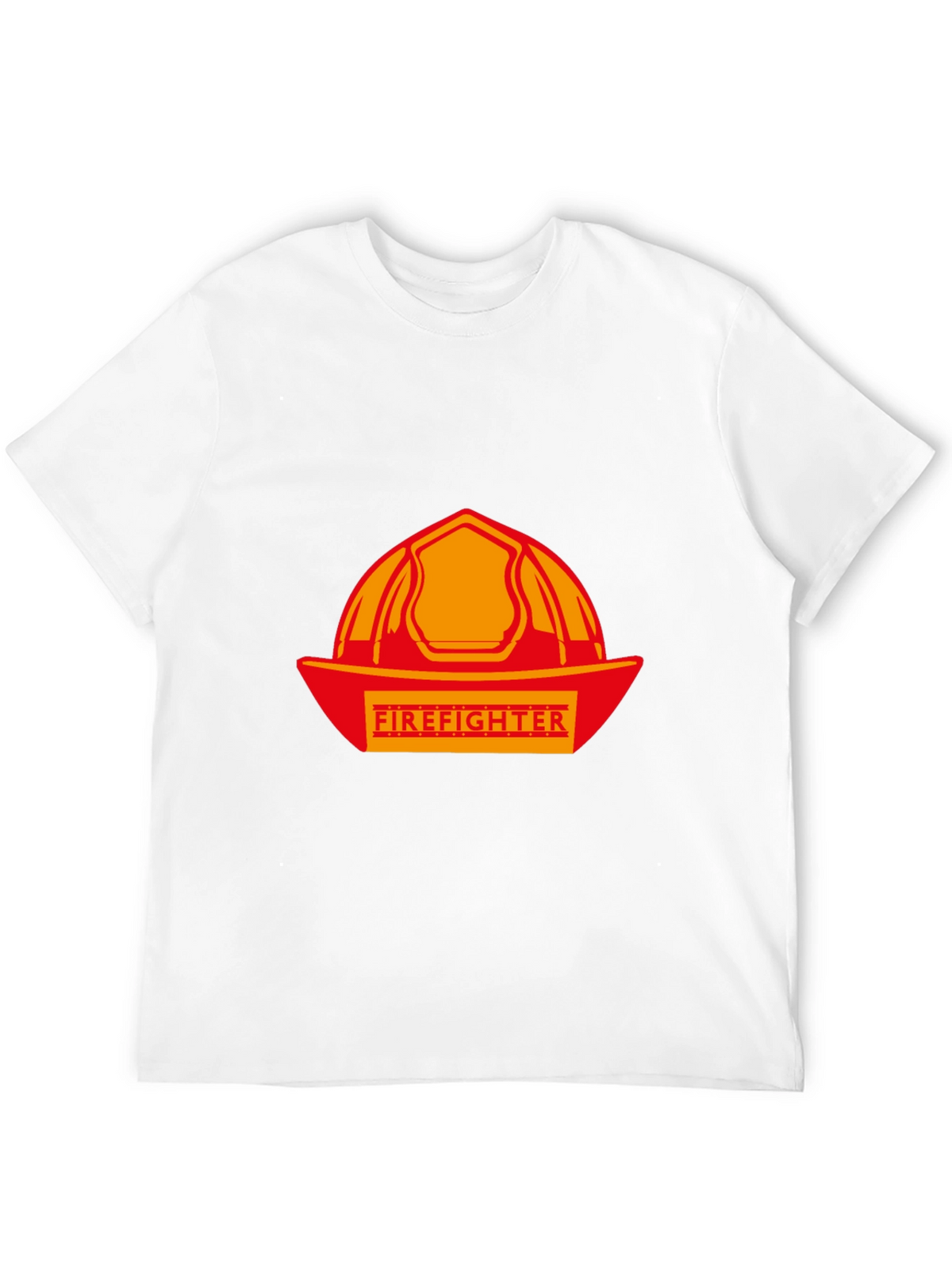 Firefighter Helmet T-Shirt - Black Graphic Tee