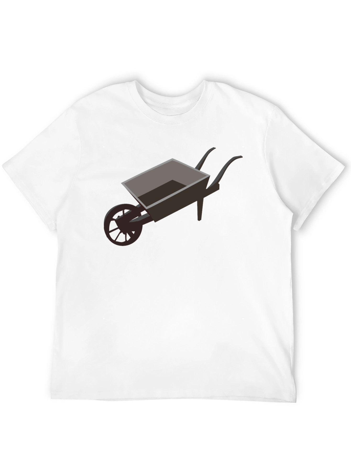 Novelty Wheelbarrow Graphic Tee - Black