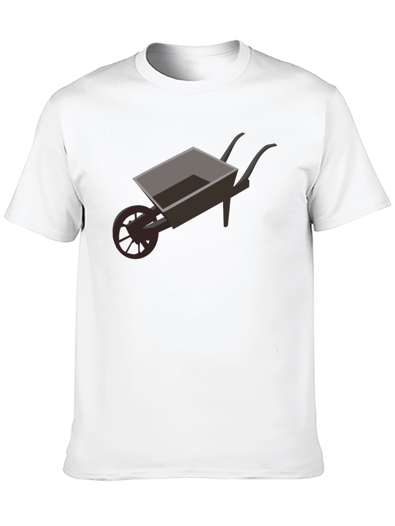 Novelty Wheelbarrow Graphic Tee - Black