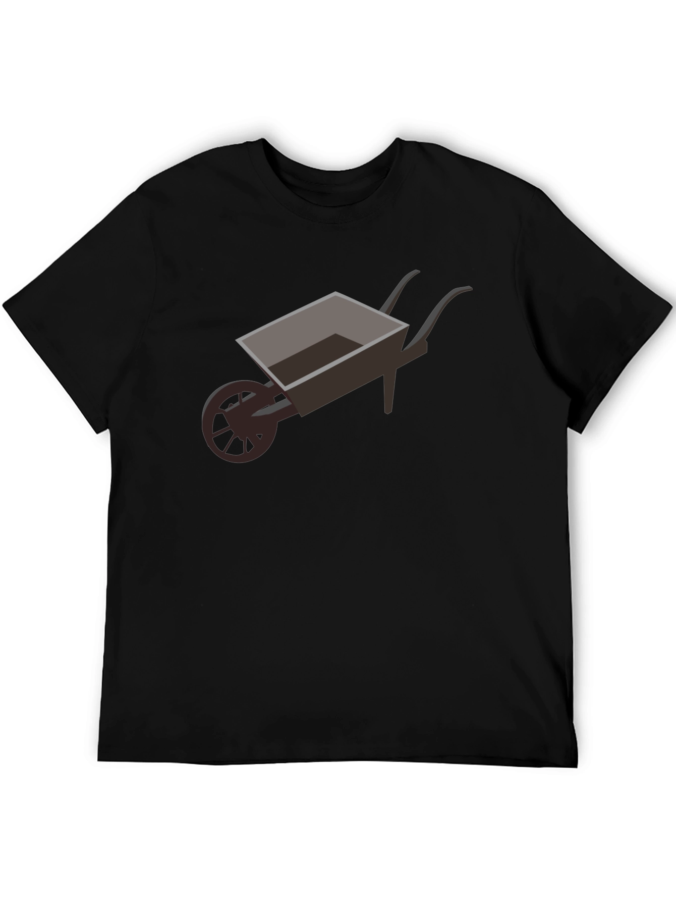 Novelty Wheelbarrow Graphic Tee - Black