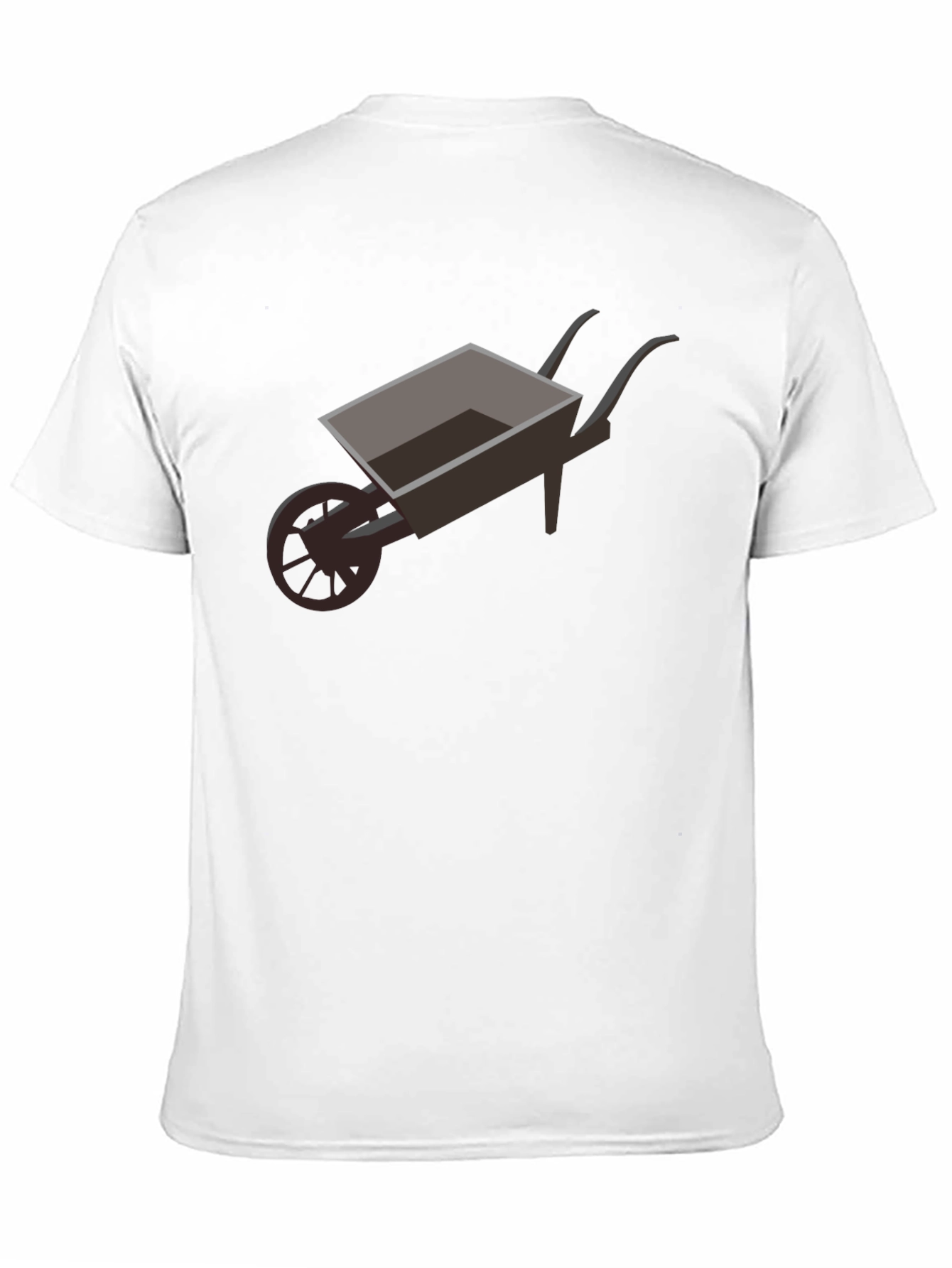 Novelty Wheelbarrow Graphic Tee - Black