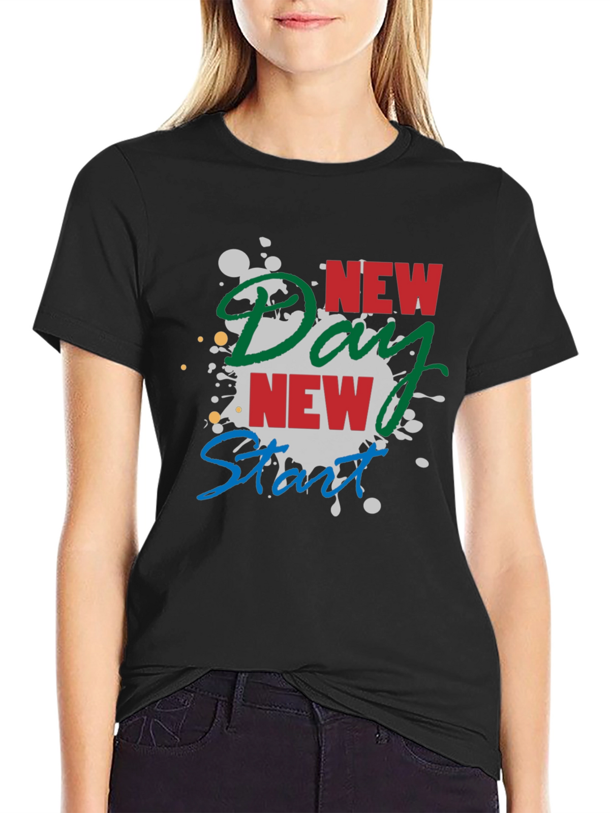 New Day New Start Graphic Tee