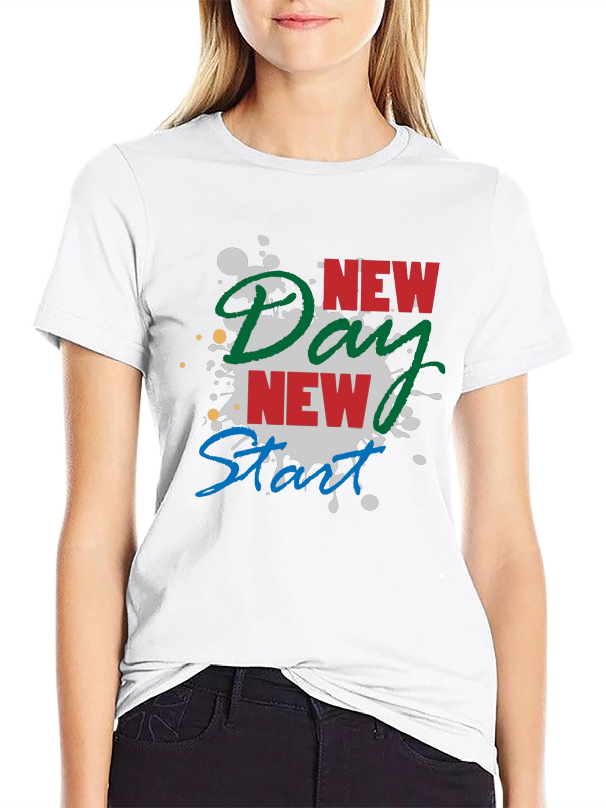 New Day New Start Graphic Tee