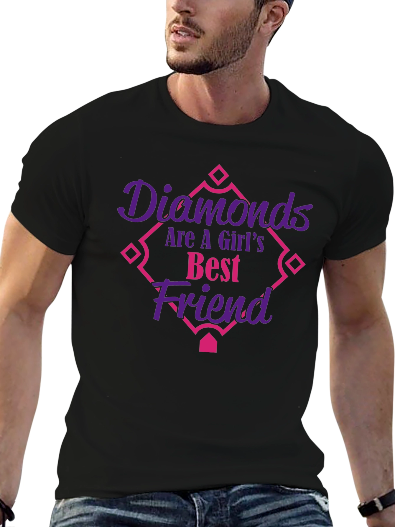 Diamonds Are A Girls Best Friend Graphic Tee