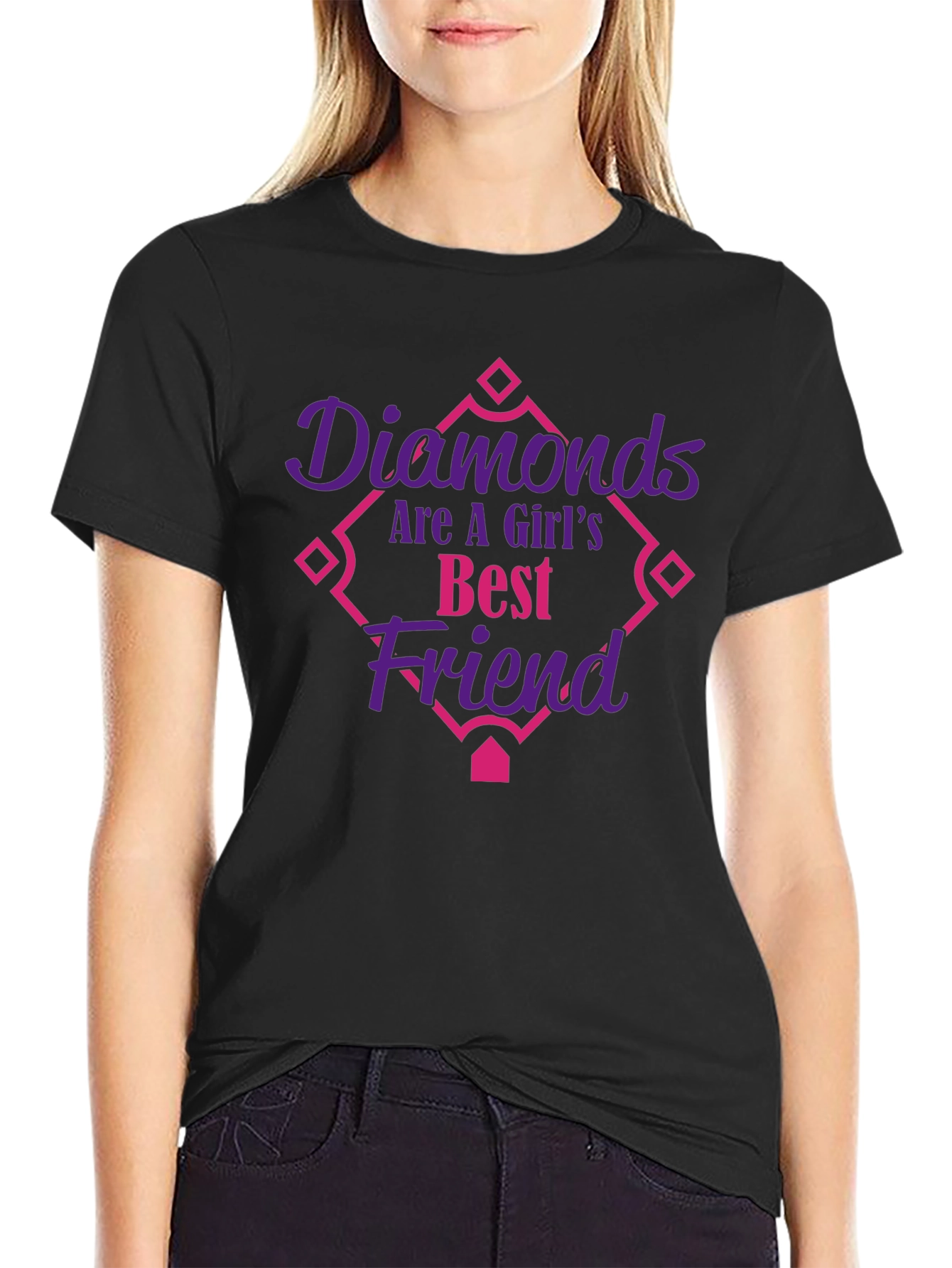 Diamonds Are A Girls Best Friend Graphic Tee