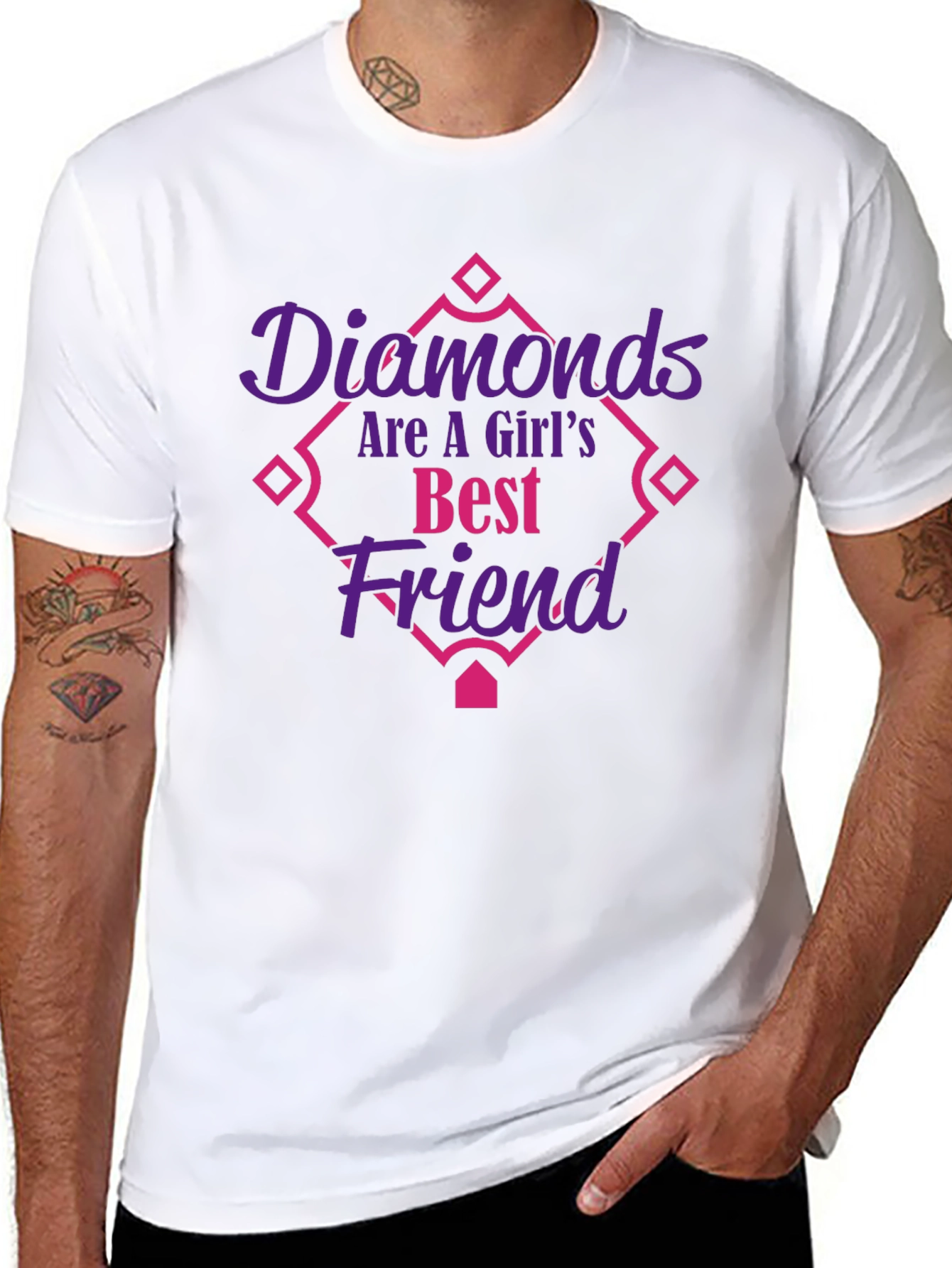 Diamonds Are A Girls Best Friend Graphic Tee