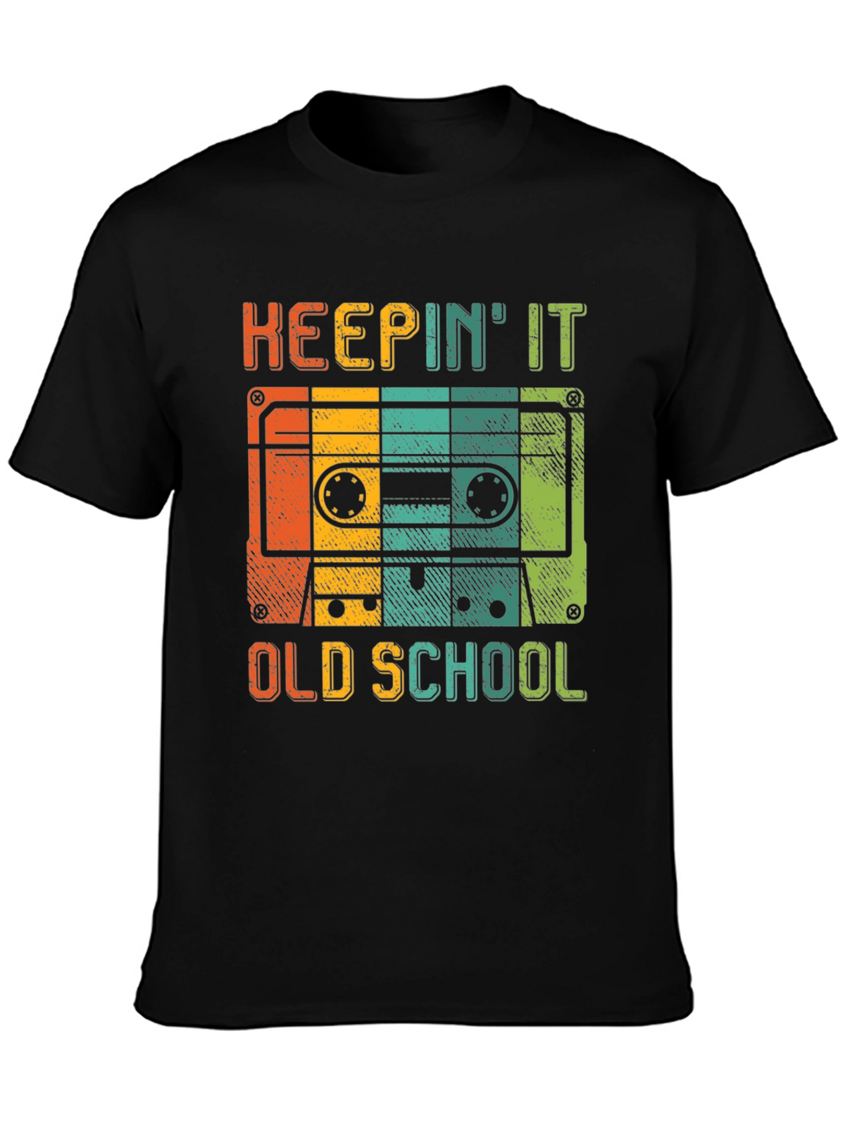 Keepin It Old School Retro Cassette T-Shirt