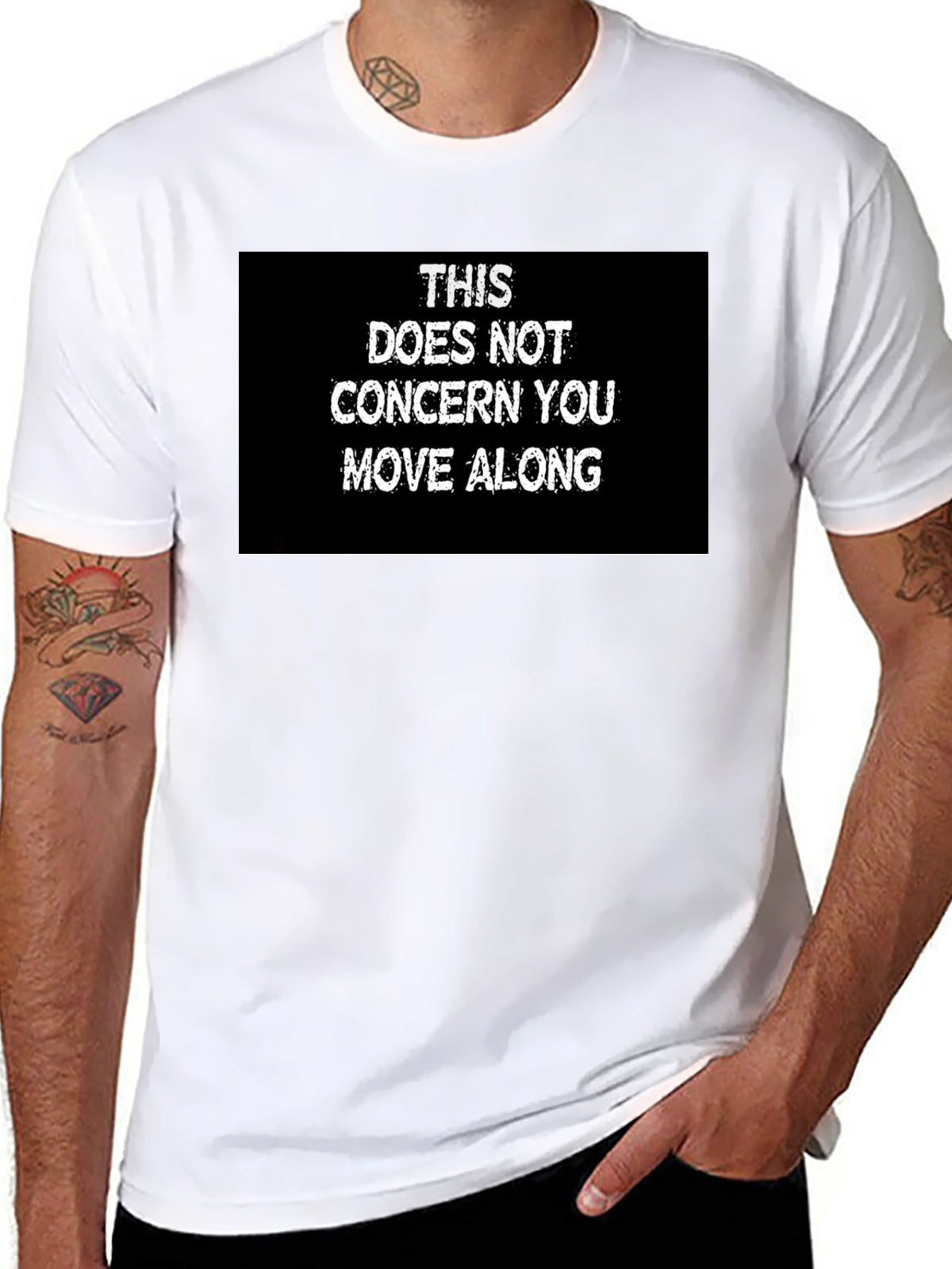 Funny This Does Not Concern You Graphic Tee
