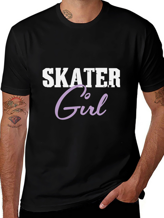 Skater Girl Graphic Tee - Soft Cotton Blend