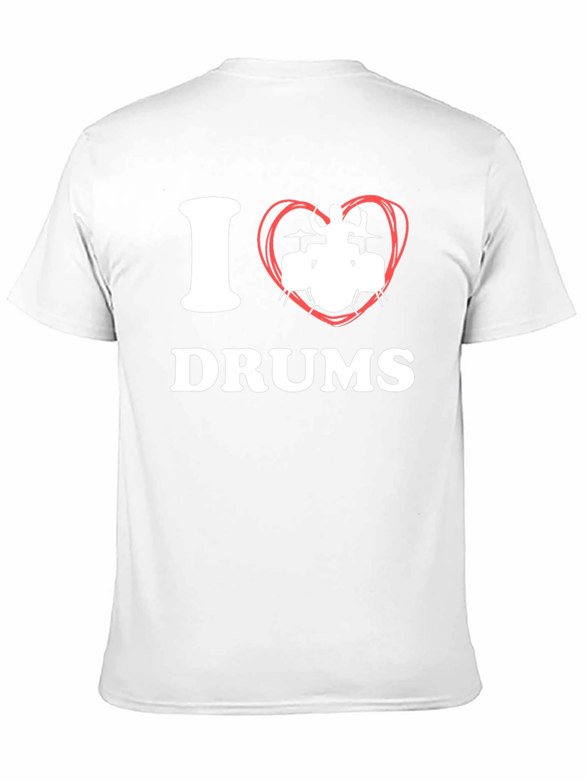 I Heart Drums Graphic Tee - Musicians T-Shirt