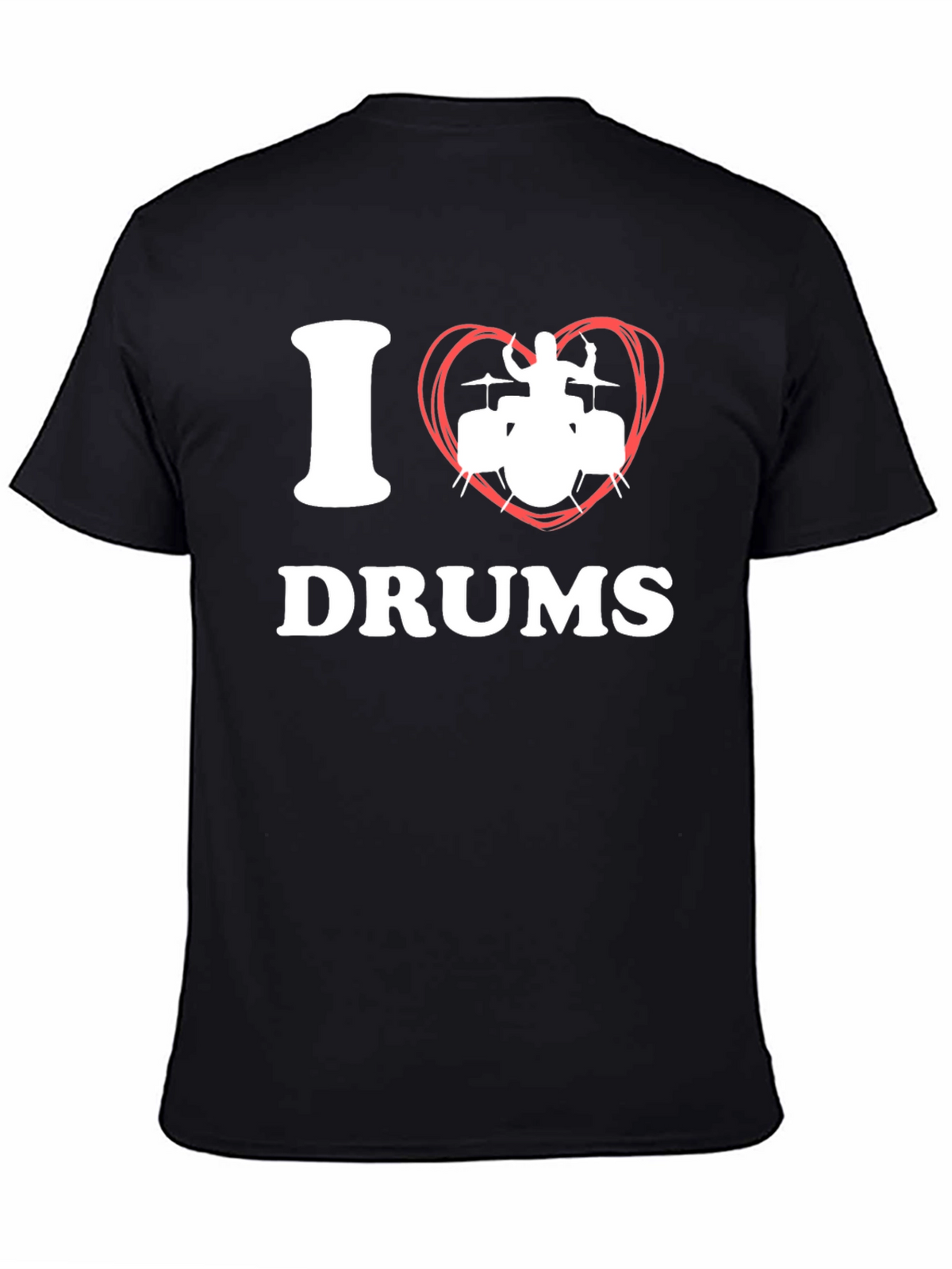 I Heart Drums Graphic Tee - Musicians T-Shirt