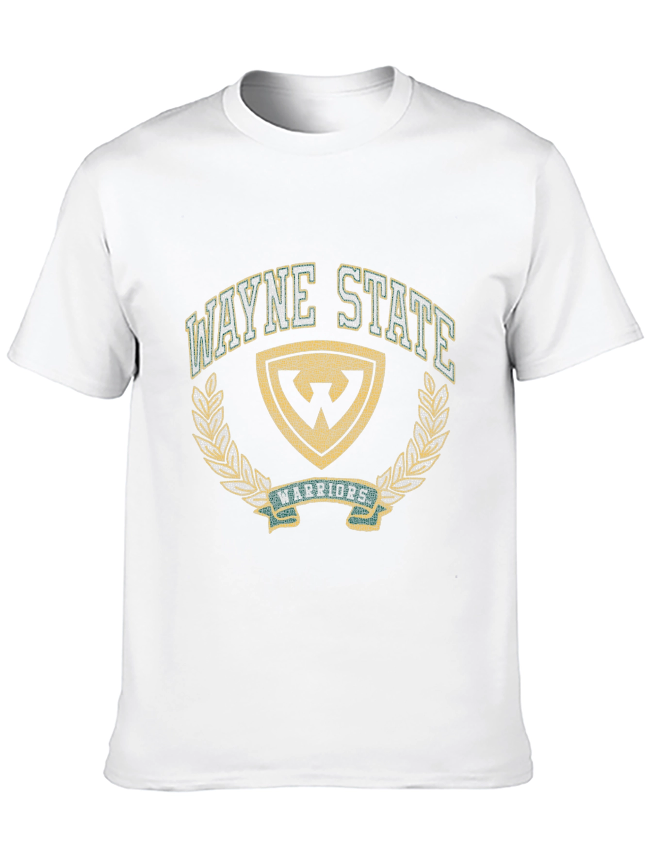 Wayne State Warriors Black Graphic T-Shirt