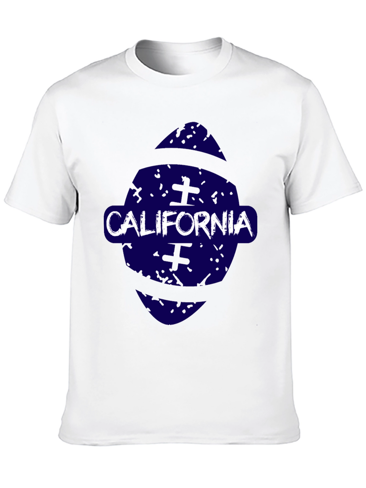 California Graphic Print Crew Neck T-Shirt