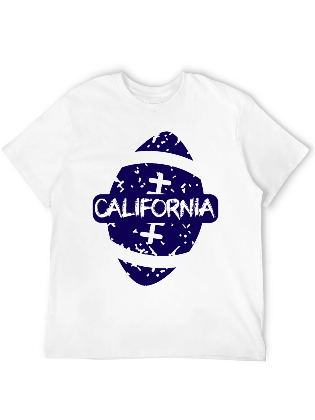 California Graphic Print Crew Neck T-Shirt