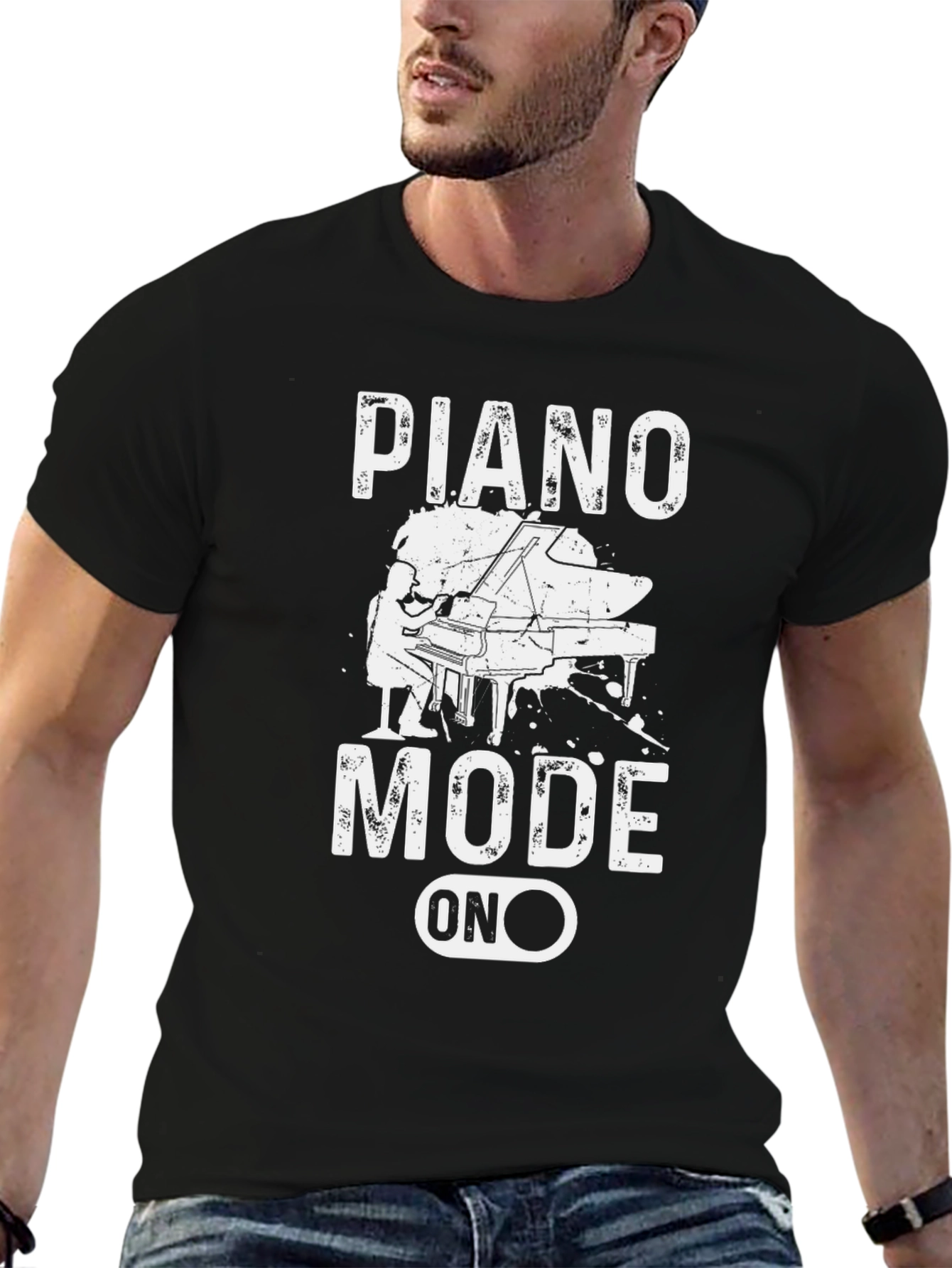 Piano Mode On Graphic Tee