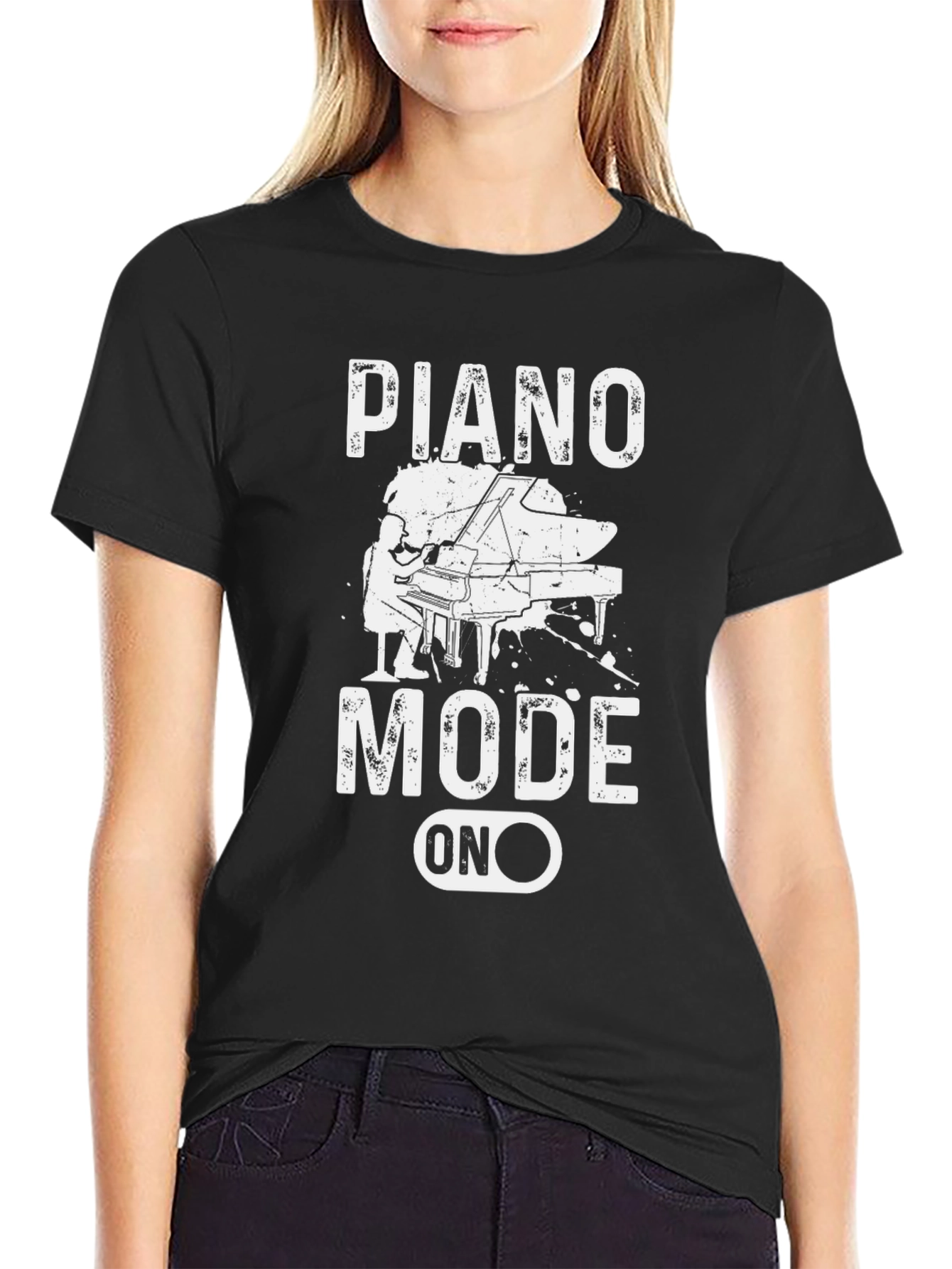 Piano Mode On Graphic Tee