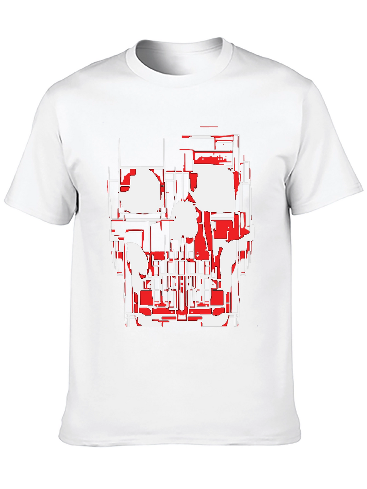 Geometric Skull Graphic Tee