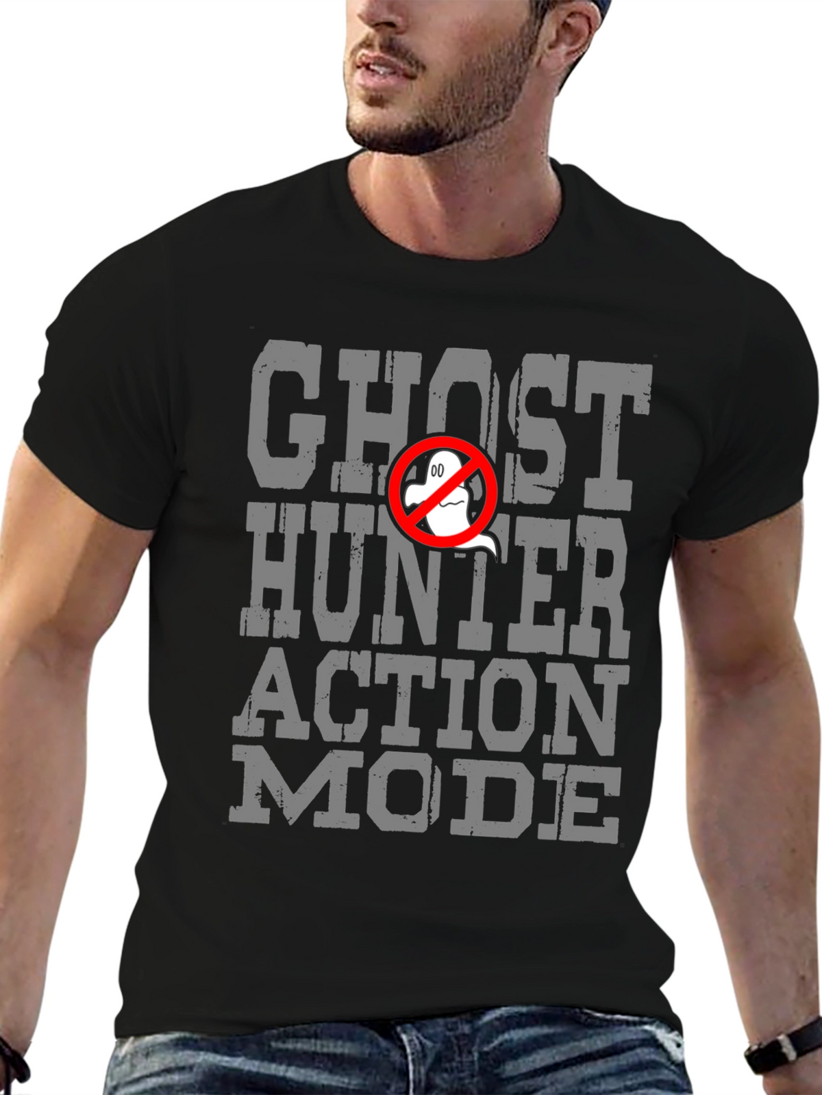 Ghost Hunter Action Mode Graphic Tee