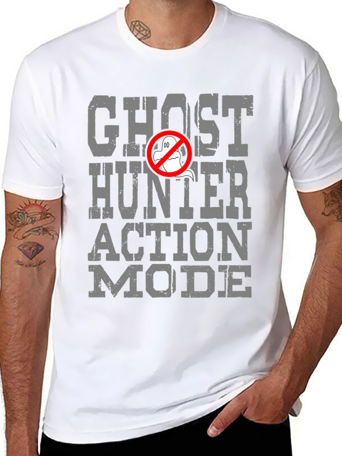 Ghost Hunter Action Mode Graphic Tee