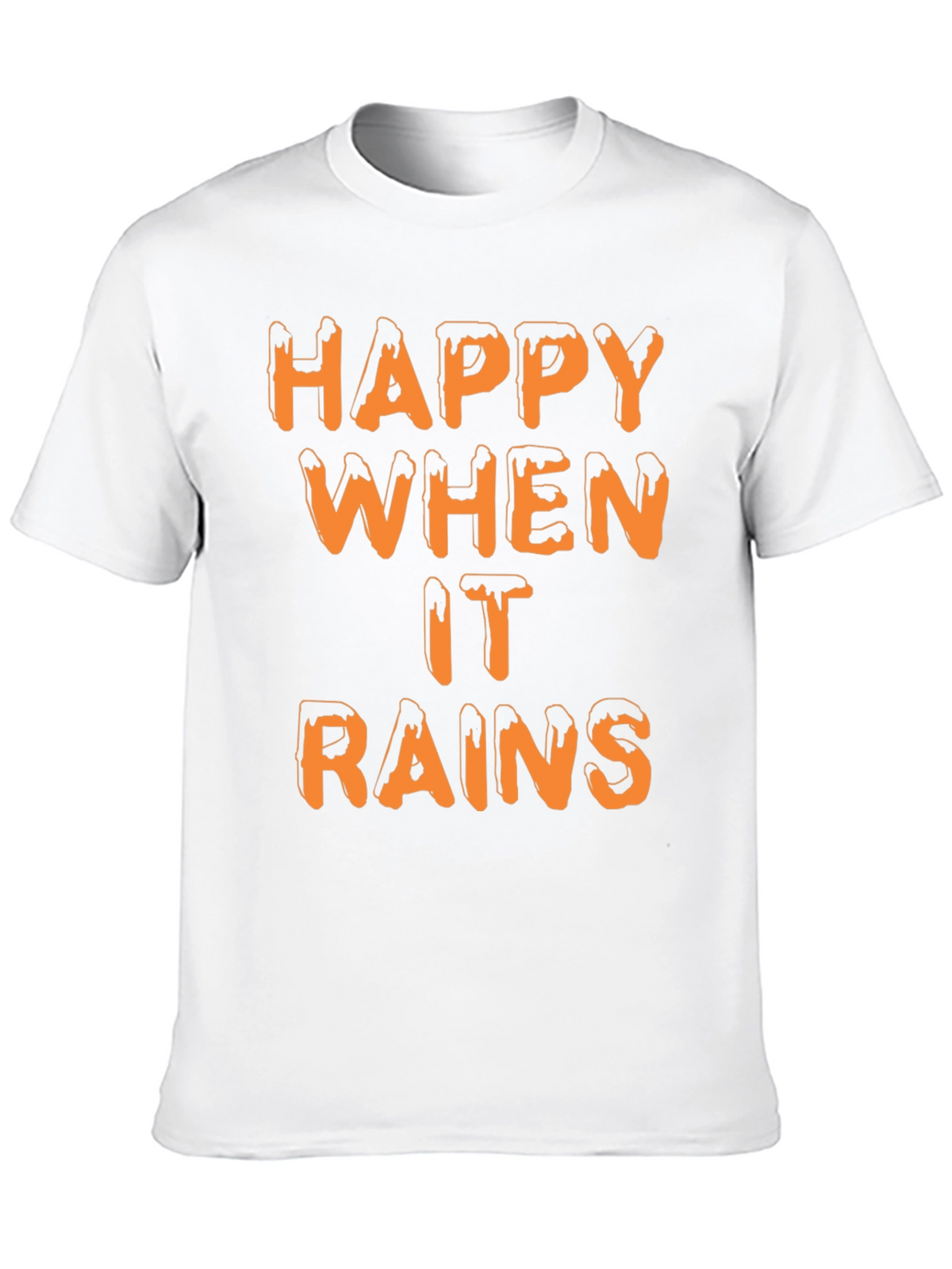 Happy When it Rains T-Shirt | Novelty Graphic Tee
